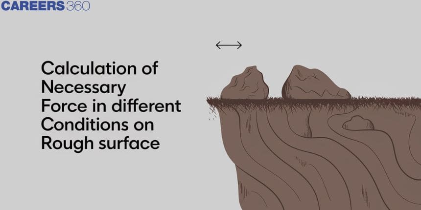 Calculation Of Necessary Force In Different Conditions On Rough Surface